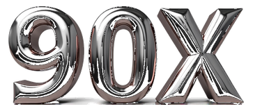 90x logo